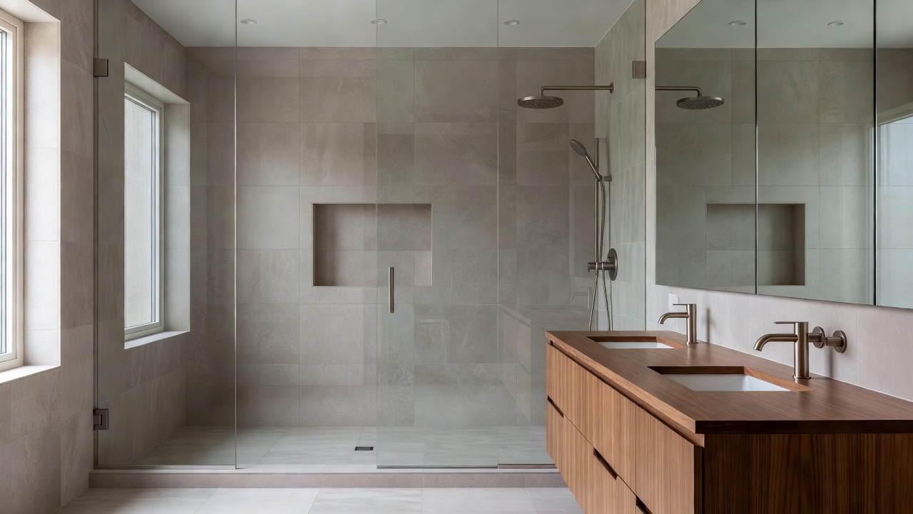 Bathroom Master Walkin Shower