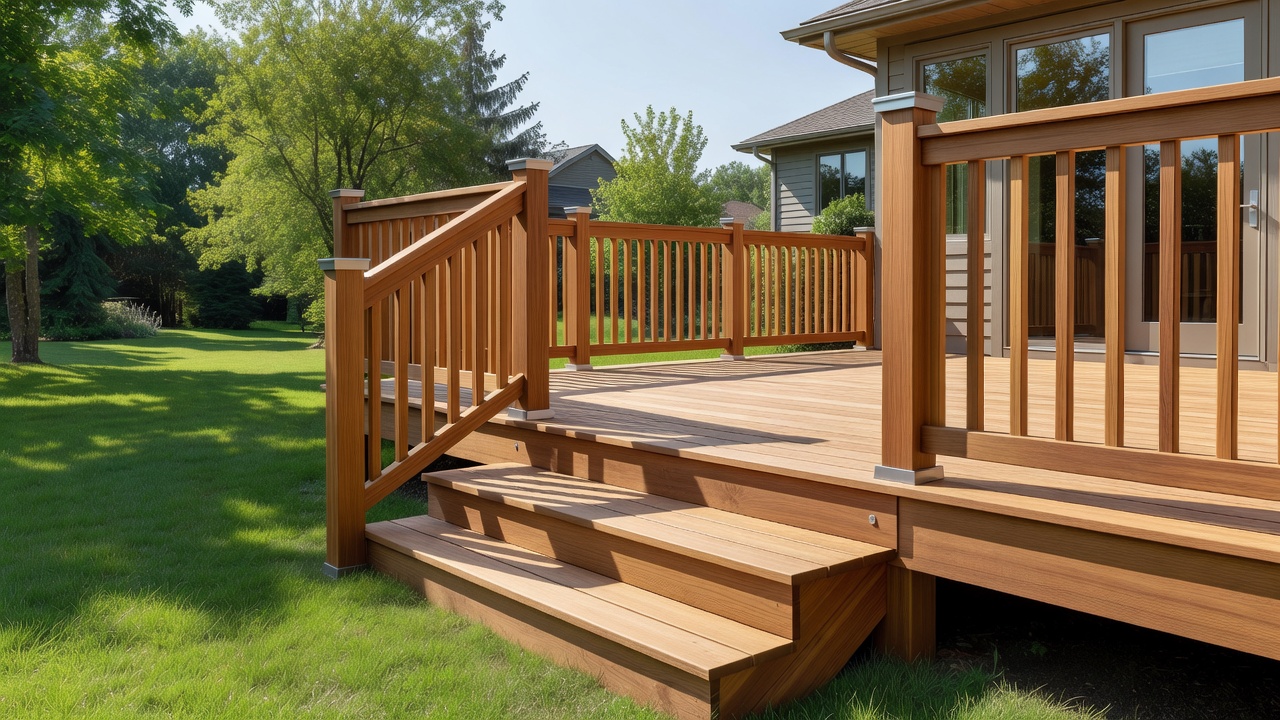 Deck Wooden Backyard